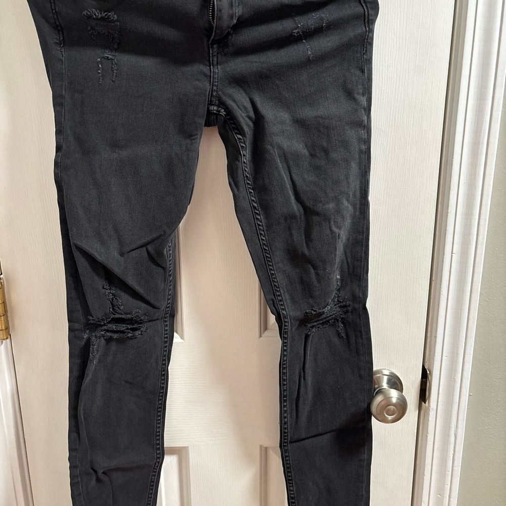 H&M Charcoal Super Skinny Jeans 30X32